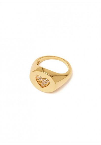 Anello oro con cuore Nalì EMAN0177