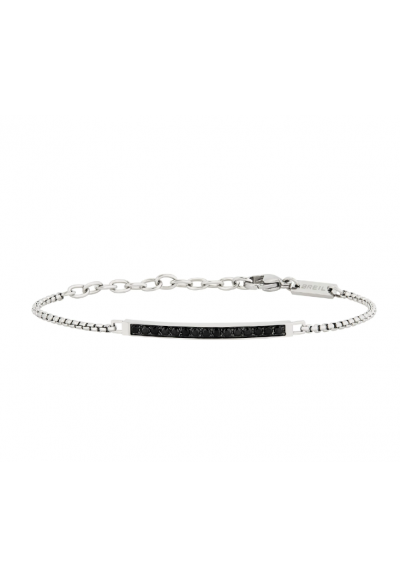 Bracciale Breil con zirconi neri TJ3362