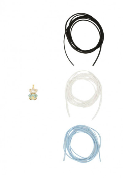 SET COLLANA TRE CORDONCINI TEDDY...