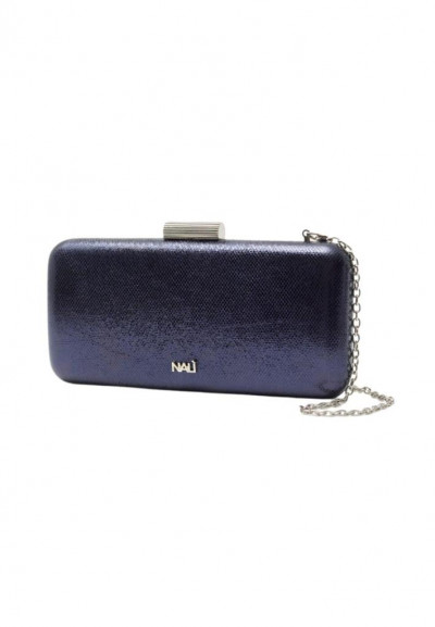 CLUTCH NADINE METALLIC BLU NALI'...