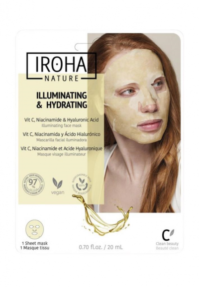 IROHA Maschera viso in tessuto...