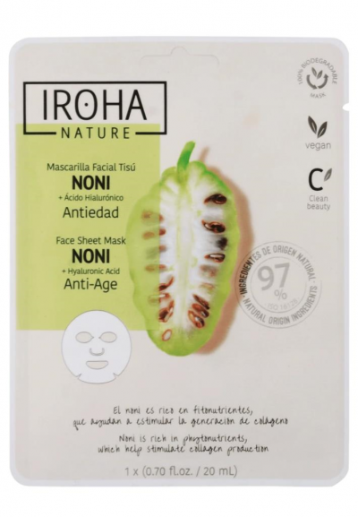 IROHA Maschera viso in tessuto contro...