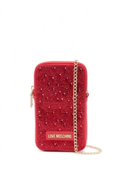 Porta cellulare con strass Love...