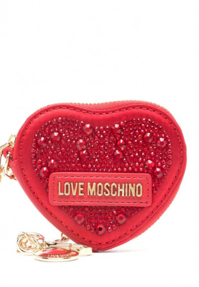 Porta monete con strass Love Moschino...