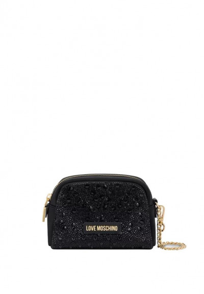 Tracolla con strass Love Moschino...