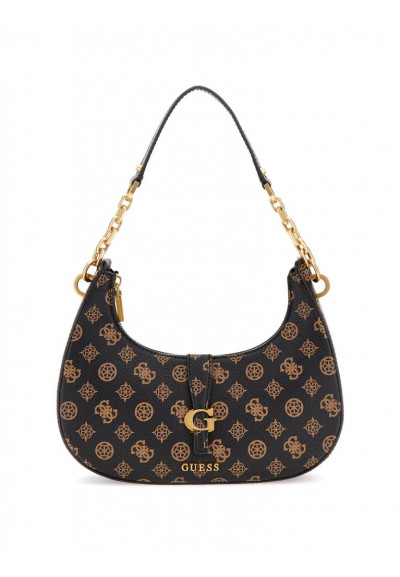 Borsa a spalla con logo Guess