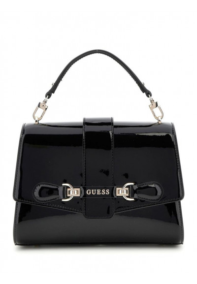 Borsa a mano in vernice Guess