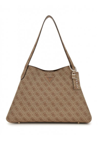 Borsa a spalla con logo Guess