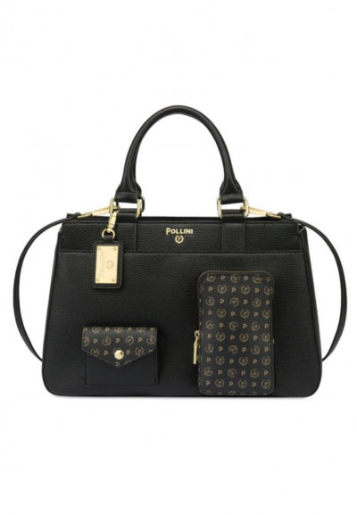 Borsa a mano con charm Pollini