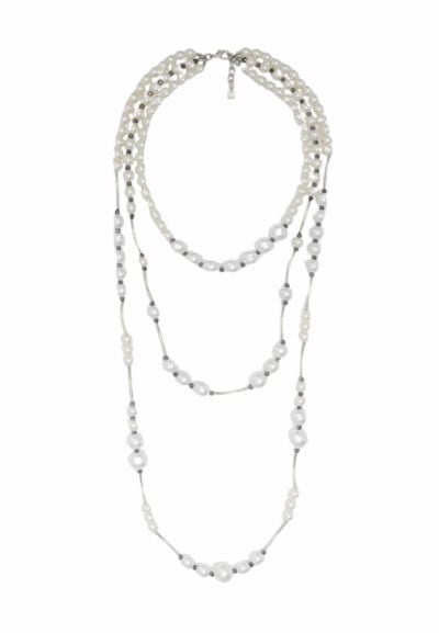 COLLANA LUNGA ARGENTO CON PERLE NALI'