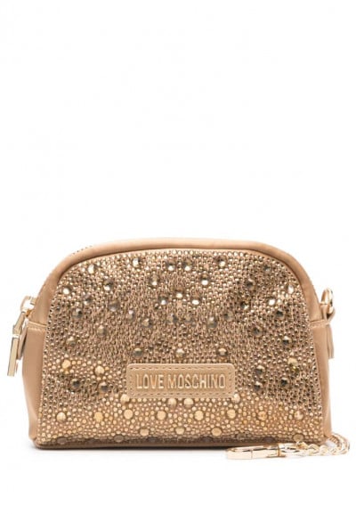 Tracolla con strass Love Moschino...