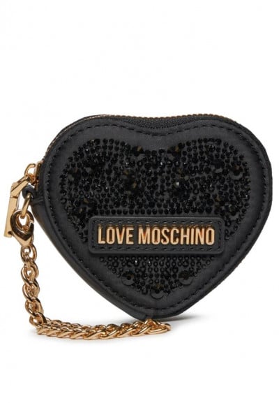 Porta monete con strass Love Moschino...