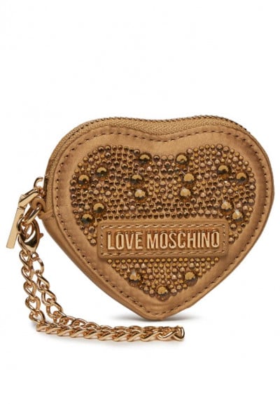 Porta monete con strass Love Moschino...