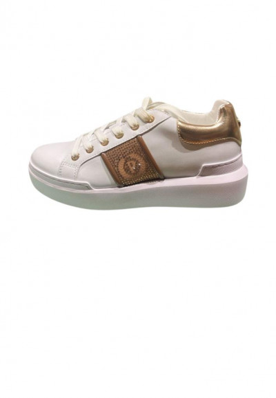 Sneakers con fiocco Pollini