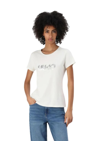 T-shirt con logo Liu Jo